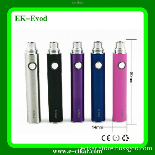 Evod pen vaporizer big vapor colorful mod Ecikar evod high quality